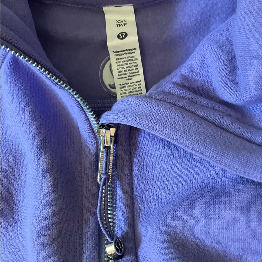 NWT Lululemon Scuba Oversized Funnel Neck, XS/S, Dark Lavender - Picture 6 of 8
